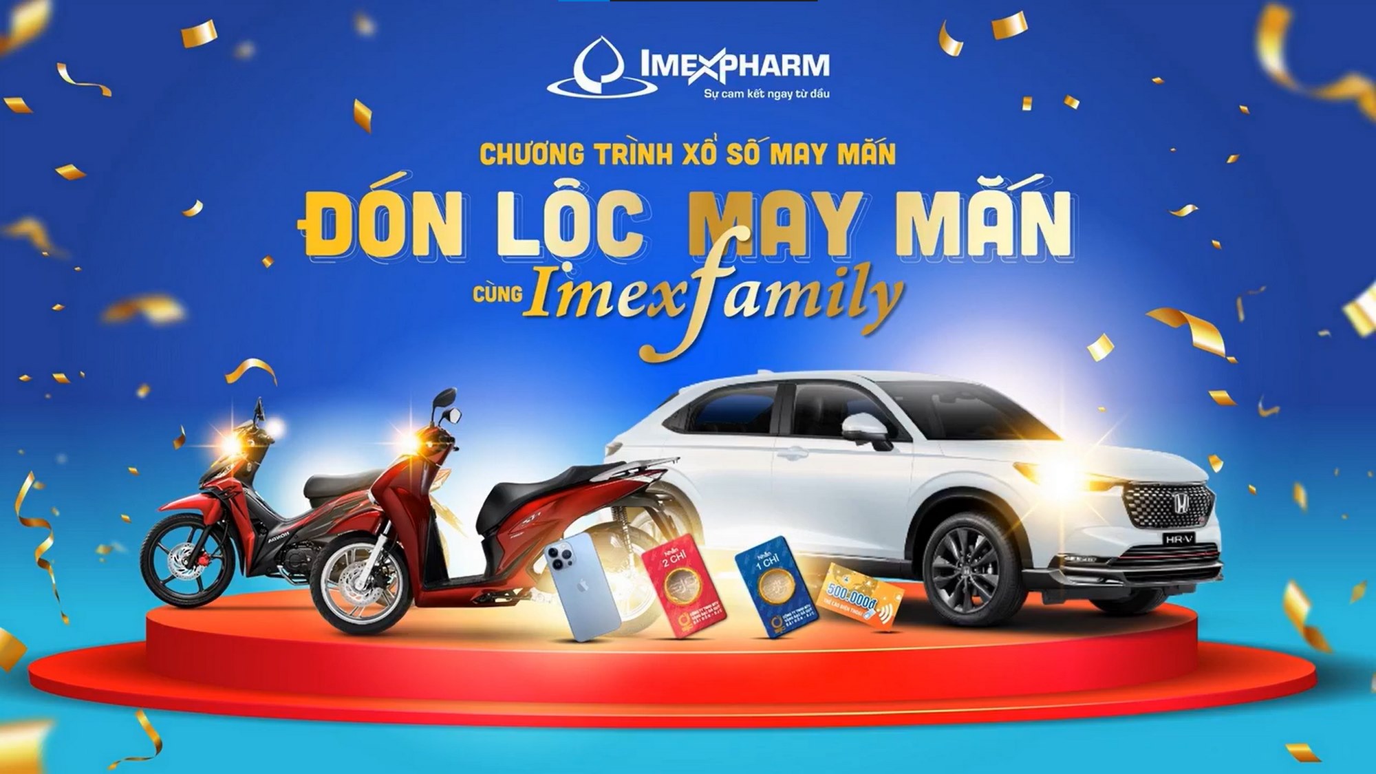 Thông báo kết quả xổ số chương trình “Đón Lộc May Mắn cùng Imexfamily” 2022